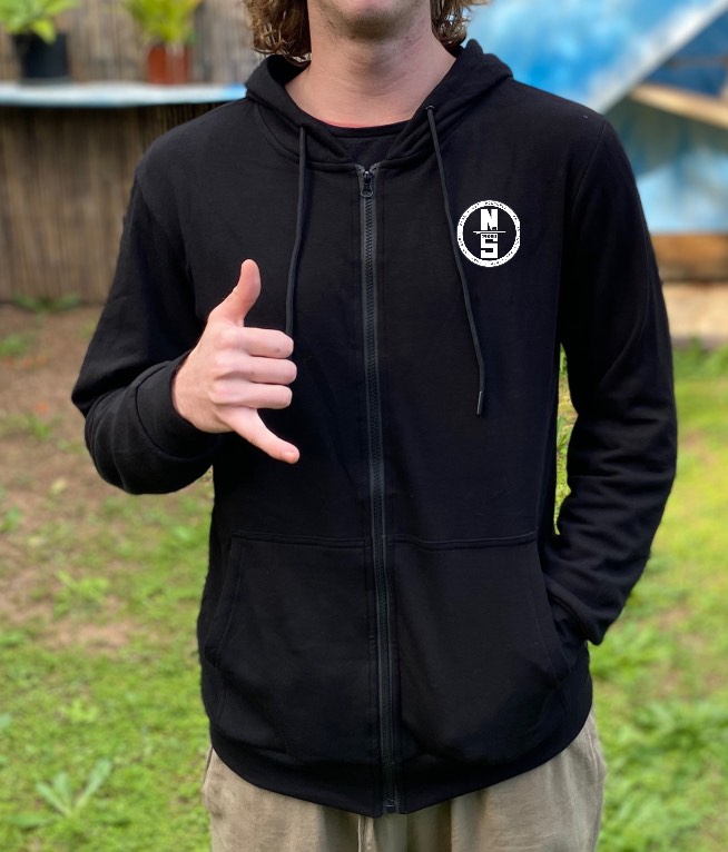 Bamboo Zippered Hoodie Sustainable Surf