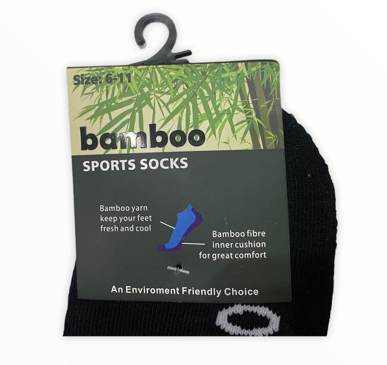 Socks Bamboo Low Cut Cushioned Sports Socks